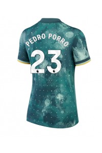 Tottenham Hotspur Pedro Porro #23 Voetbaltruitje 3e tenue Dames 2024-25 Korte Mouw